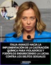 Italia avanzó hacia la implementación de la castración química para violadores y pedófilos