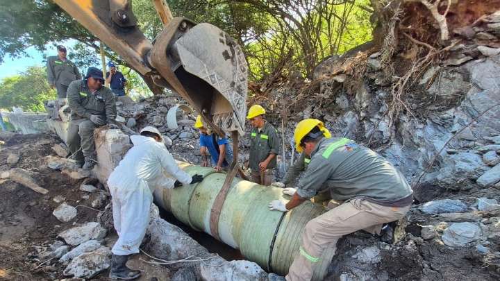 Aguas de Catamarca atribuye la turbiedad a la reparación de una cañería del Acueducto Pirquitas