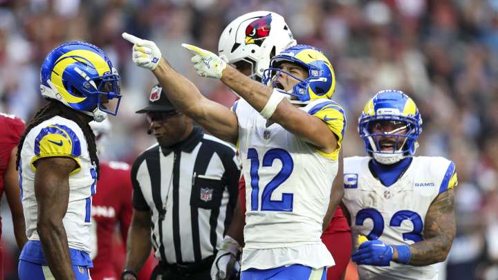 Puka Nacua has 136 yards, Rams lead Cardinals 24
