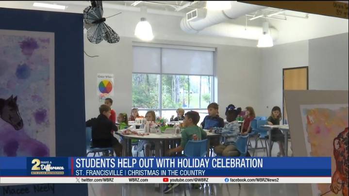 2 Make a Difference: Christmas in the Country and how students help prepare