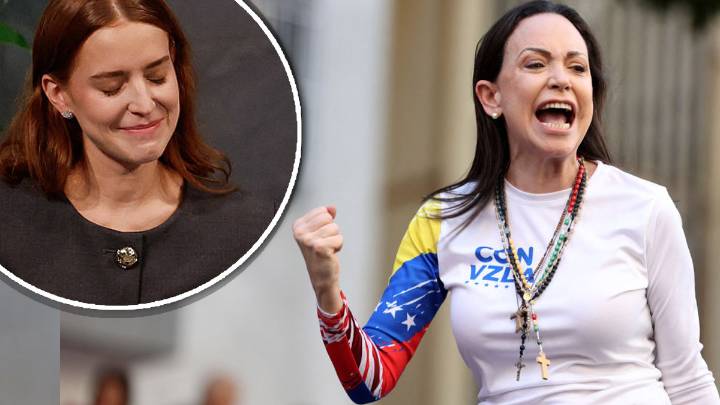 Video: hija de María Corina Machado habla sobre su llegada