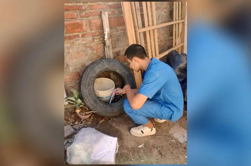 Operativos barriales: la Municipalidad intensifica el control de larvas de mosquitos