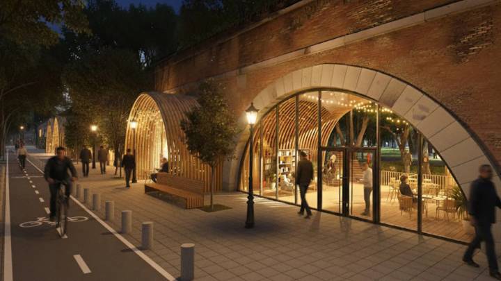 Dar vida al acueducto de Amaniel, parque de agua sobre Plaza Castilla y un huerto en Antonio López: ideas jóvenes para Madrid