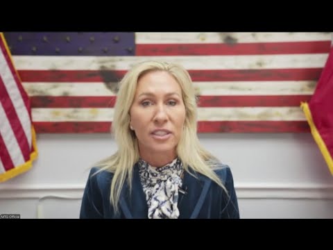 Marjorie Taylor Greene talks Trump rift, walks away from interview early after 'traitor' question