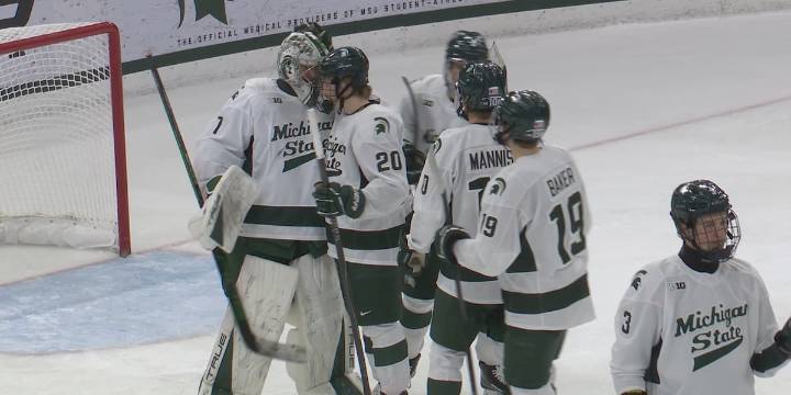 No. 3 Michigan State bounces back with a 3-1 victory over No. 1 Michigan in Ann Arbor