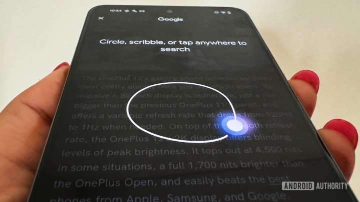 Worried that text is a scam? Circle to Search now has your back