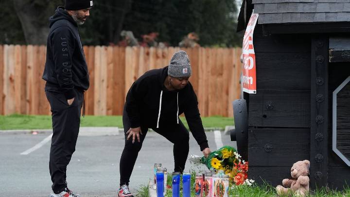 A California family was about to cut the cake when gunfire erupted at a toddler's birthday party