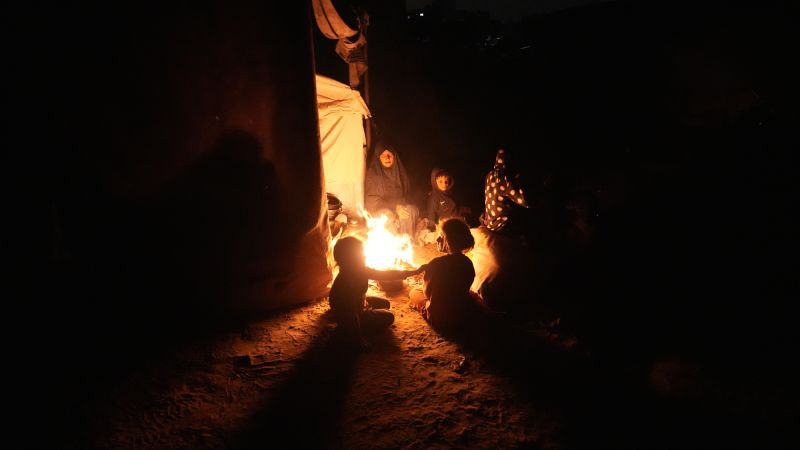 Palestinian baby dies of hypothermia as winter storms worsen Gaza’s humanitarian crisis