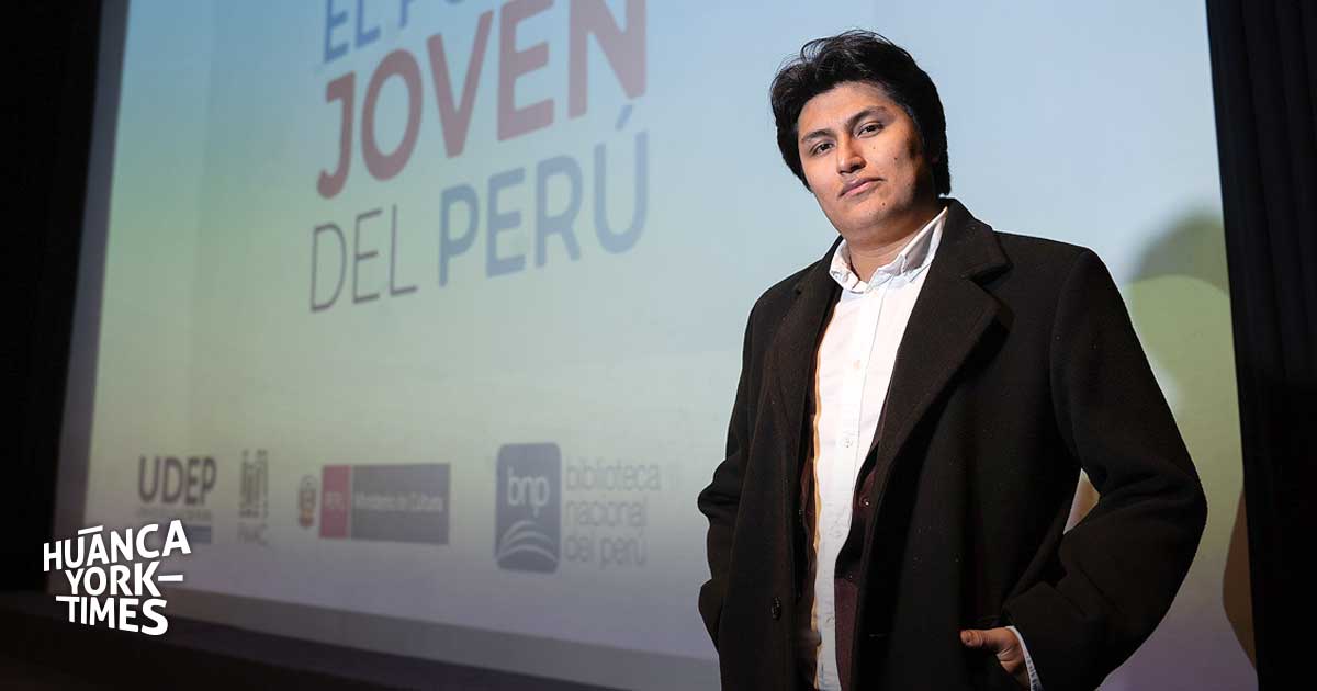Escritor huancaíno Renato Bueno conquista el título Poeta Joven del Perú 2025 con ´’Sonimientos’