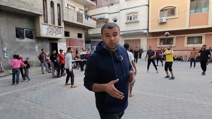 Street sports help Palestinians cope with trauma