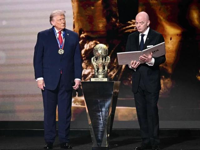FIFA awards inaugural peace prize to Trump for “extraordinary” contributions