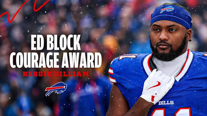 Bills nominate Reggie Gilliam for 2025 Ed Block Courage Award