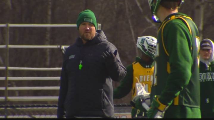 Siena men's lacrosse coach hospitalized after accident