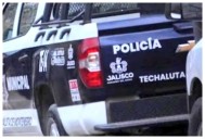 Estafan con 200 mil pesos y roban armas de la policía en Techaluta de Montenegro, Jalisco