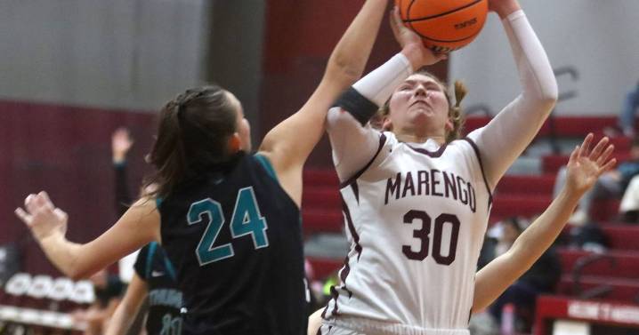 Photos: Woodstock North vs. Marengo in KRC girls basketball
