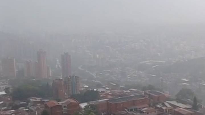 ¡No guarde el paraguas! Lluvias intensas se mantienen en el Sur del Valle de Aburrá