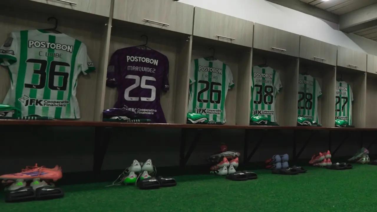 ¡El verde necesita ganar! Titulares de Atlético Nacional para el juego contra América de Cali