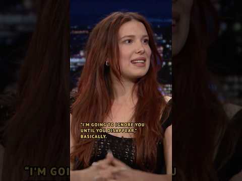 #MillieBobbyBrown has two babies now 🥹 #FallonTonight #StrangerThingsOnFallon #StrangerThings