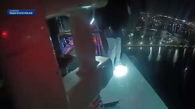 Body camera video shows rescue of man in crisis from Tobin Bridge