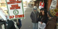 Starbucks Workers Brave Cold in Iowa City Strike for Better Pay and Staffing