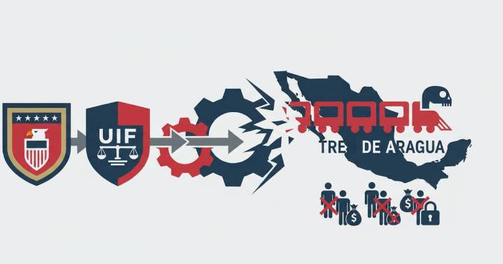 UIF y Tesoro de EE.UU. golpean al Tren de Aragua en México: bloquean a operadores financieros