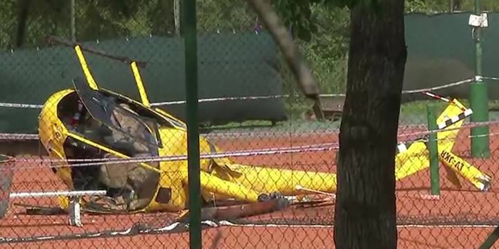 Quiénes son los heridos que viajaban en el helicóptero que cayó sobre el ex circuito KDT de Palermo
