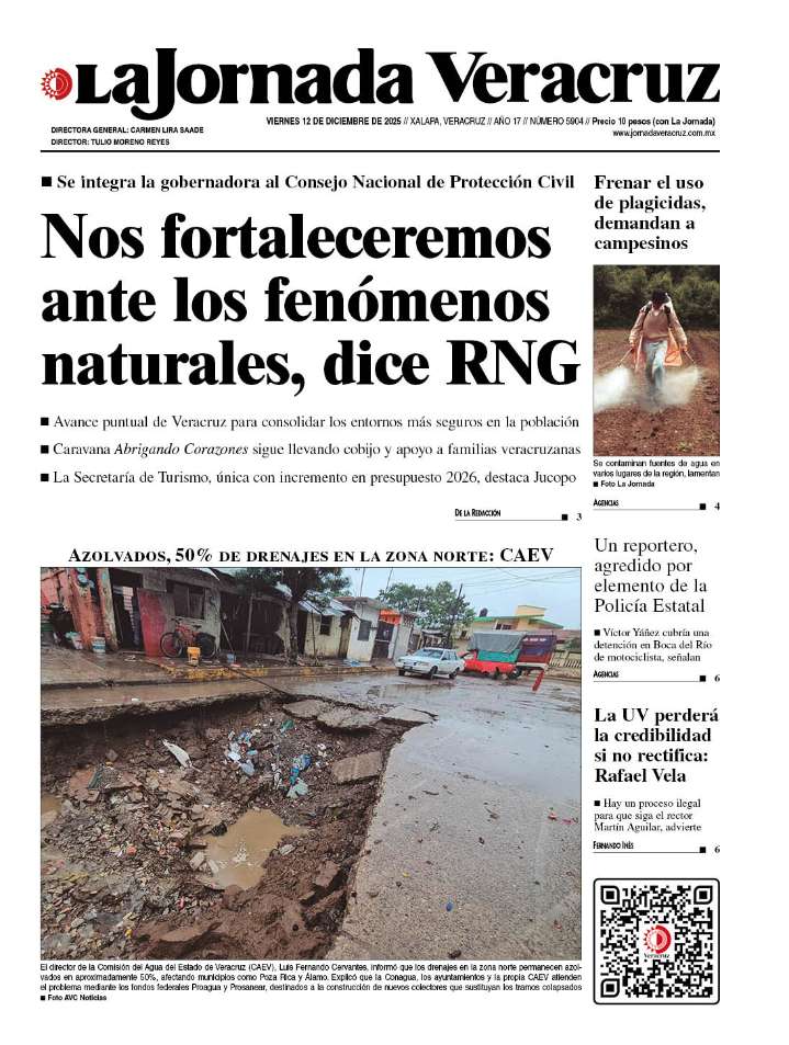 Portada del 12 de diciembre de 2025