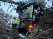 Bus carrying junior hockey team crashes on icy northern Alberta highway