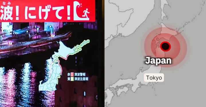 Poderoso terremoto de 7.6 sacudió Japón y activa alerta de tsunami: ciudadanos son evacuados