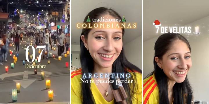 Día de las Velitas 2025 | Colombiana en Argentina explicó por qué las encienden: “No te lo puedes perder” - Infobae