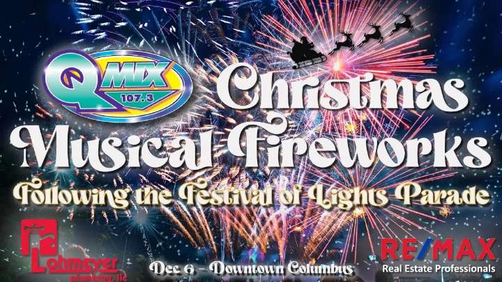QMIX Christmas Musical Fireworks follows Festival of Lights Parade on Saturday night