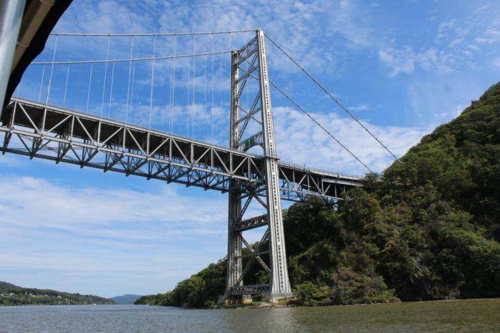 Person jumps off bridge into Hudson