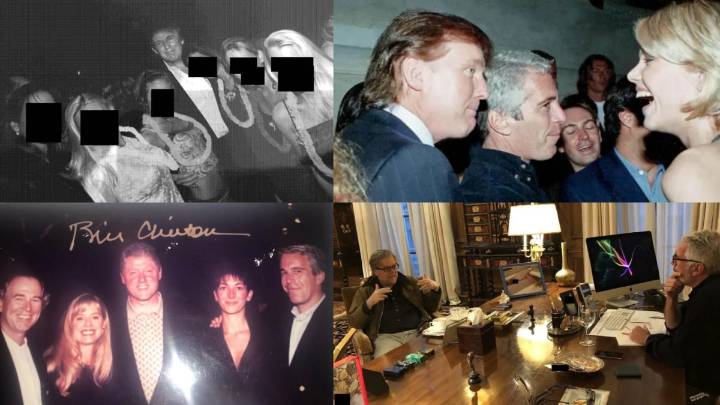 New Photos From Jeffrey Epstein's Estate Feature Donald Trump, Bill Clinton