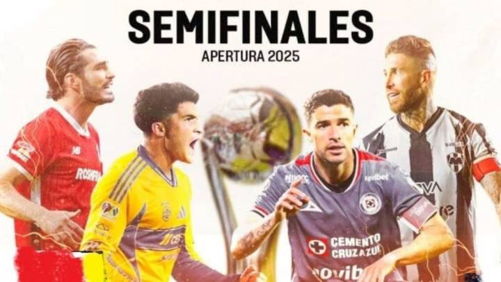 Inician las dos series semifinales AP2025: Monterrey VS Toluca y Cruz Azul VS Tigres