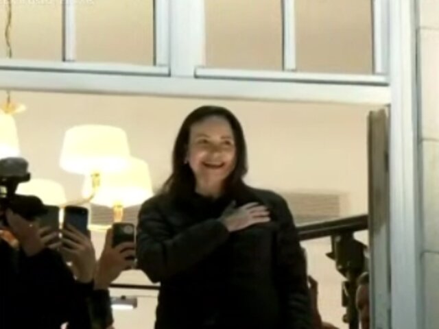 María Corina Machado llegó a Oslo para recibir el Nobel de la Paz