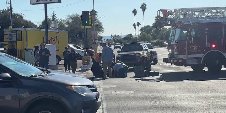Man fighting for his life after being hit by a car in uptown Phoenix