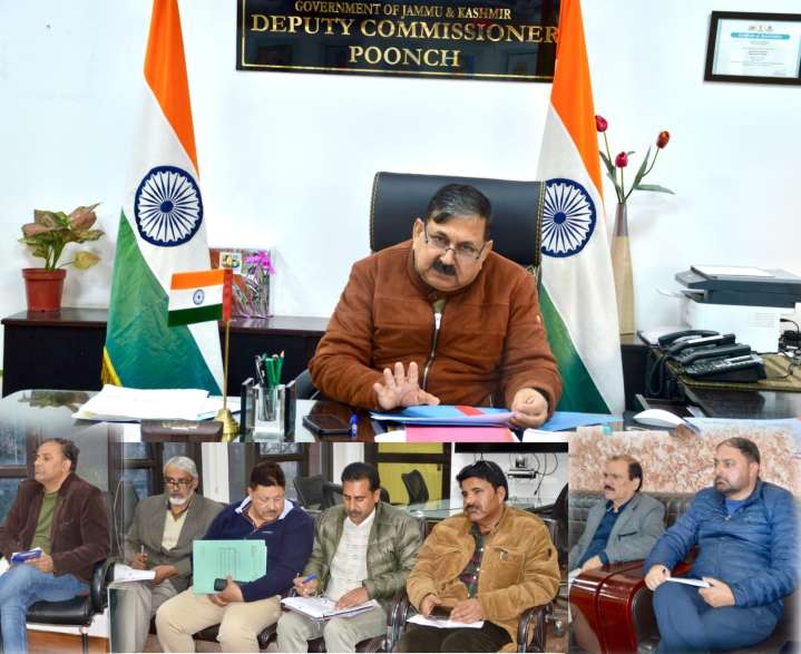 DDC Poonch reviews progress of SASCI projects, calls for fast