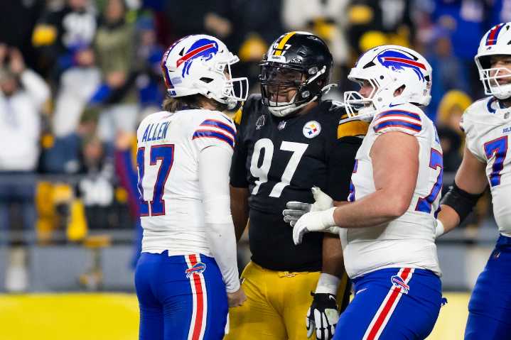 Steelers star Cam Heyward is fuming after what Josh Allen allegedly did to him during their heated matchup