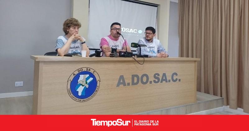 Gremiales ADOSAC advirtió que podrían no iniciar las clases en 2026