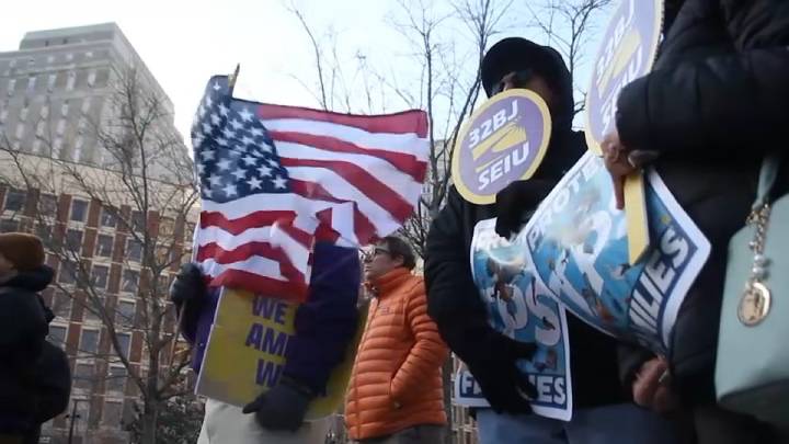 Protest against Trump admin. immigration policies held in Boston