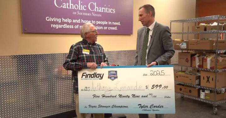 Vegas Stronger Champion: Tony Lamando volunteers to help feed those in need