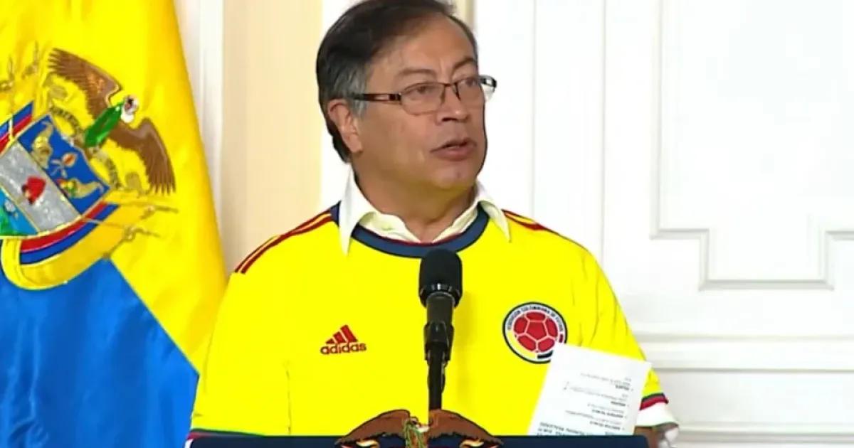 El presidente de Colombia, Gustavo Petro, le desea suerte a la selección en el Mundial de 2026