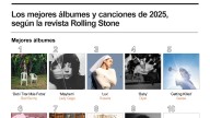 [Infografía] Los mejores álbumes y canciones del 2025, según la revista Rolling Stone