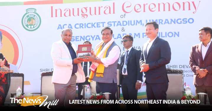 Assam CM inaugurates modern cricket stadium in Umrangso