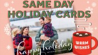 We tested same-day holiday cards. This store stood out