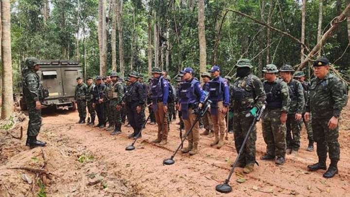 Thai army launches airstrikes along disputed border area with Cambodia
