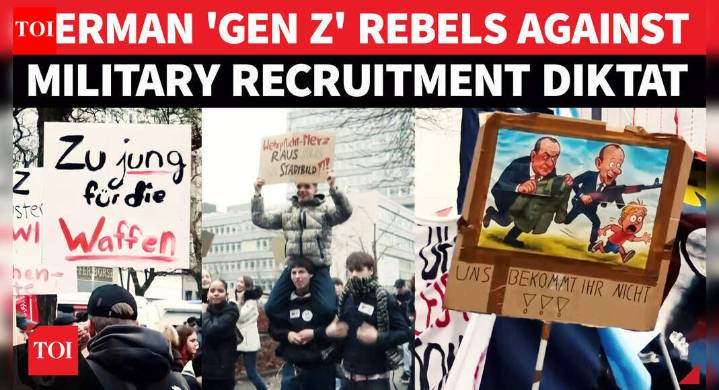‘RECRUITMENT OF DEATH!’: German Youth Skip School, Storm Streets Against Merz’s Military Plan