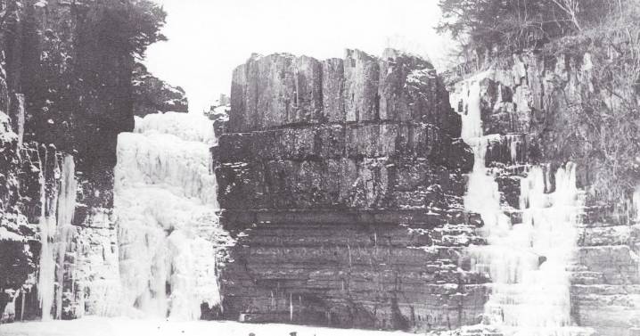 In high flood or deep frost, pictures show the majesty of High Force