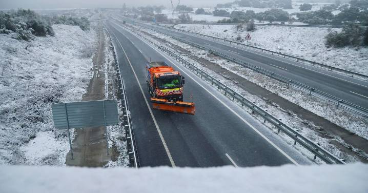 Activada la alerta por nieve en el sur de la provincia de Salamanca