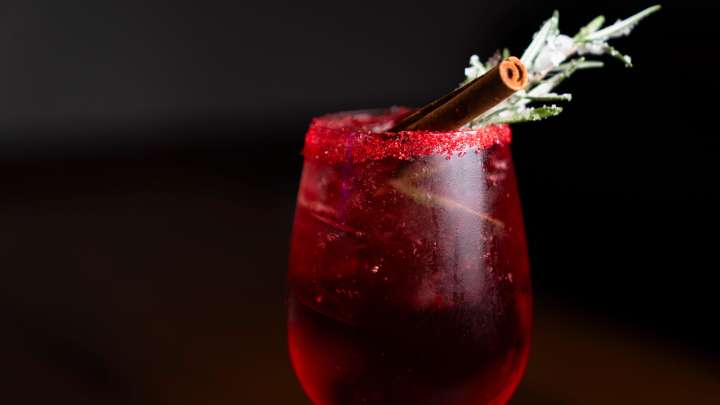 See the holiday decor and cocktails at Merll's Pub & Patio in Waukee